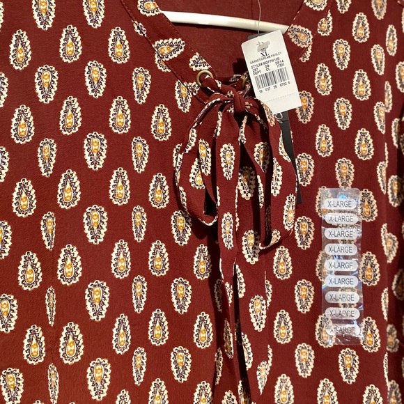 Loramendi Paisley Dress Sz XL - Picture 3 of 4